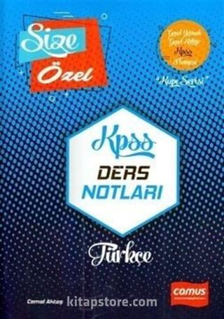 2018 KPSS Genel Yetenek Genel Kültür Türkçe Ders Notları