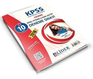 2018 KPSS Genel Yetenek Genel Kültür Lisans 10 Deneme
