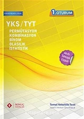 YKS 1.Oturum TYT Permütasyon Kombinasyon Binom Olasılık İstatistik