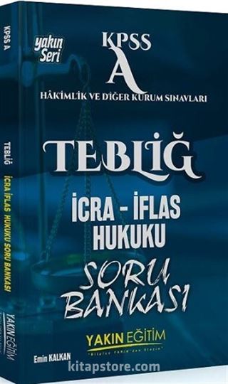 2018 KPSS A Tebliğ İcra İflas Hukuku Soru Bankası