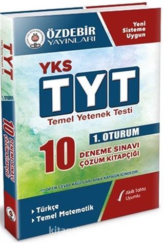 YKS-TYT 10 Deneme Sınavı Çözüm Kitapçığı (1.Oturum)