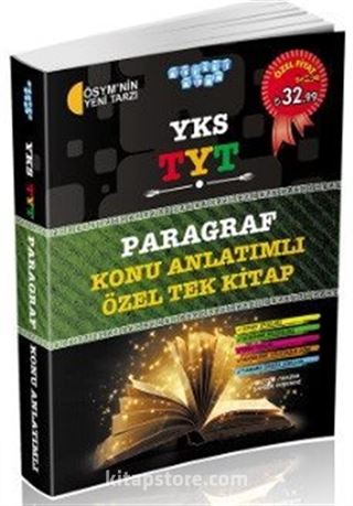 YKS-TYT Paragraf Konu Anlatımlı Özel Tek kitap