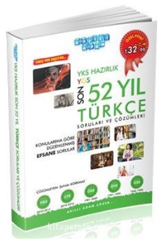 YKS Hazırlık Son 52 Yıl Türkçe Soruları ve Çözümleri