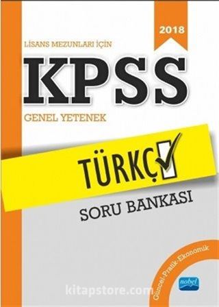 2018 KPSS Lisans Mezunları İçin Türkçe Soru Bankası
