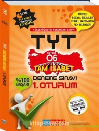 YKS TYT 06 Tam İsabet Deneme Sınavı 1. Oturum