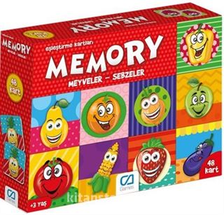 Memory Meyveler - Sebzeler (CA.5040)