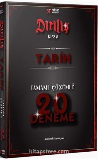 2018 KPSS Diriliş Tarih Tamamı Çözümlü 20 Deneme