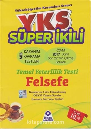 YKS-TYT Süper İkili Felsefe Soru Bankası