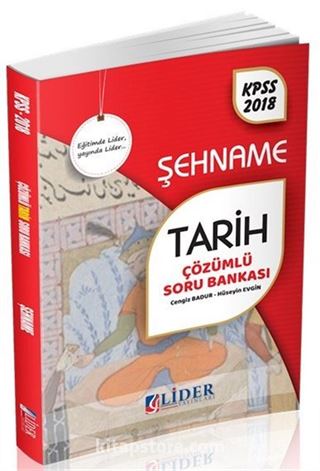 2018 KPSS Şehname Tarih Çözümlü Soru Bankası