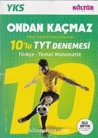 YKS Ondan Kaçmaz 10'lu TYT Denemesi Türkçe Temel Matematik