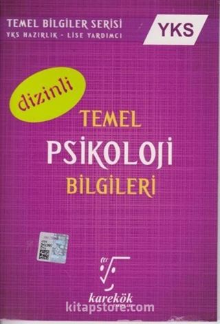 YKS Dizinli Temel Psikoloji Bilgileri