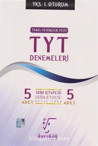 YKS-TYT 5'li Deneme Sınavı 1. Oturum