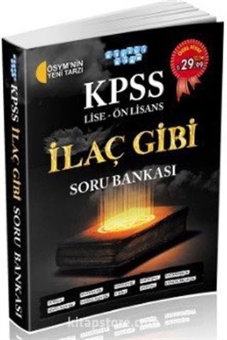KPSS Lise-Ön Lisans İlaç Gibi Soru Bankası