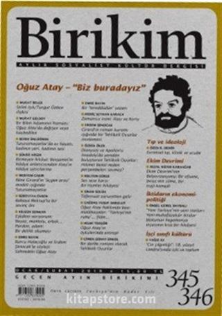 Birikim / Sayı:345-346 Ocak-Şubat Yıl:2018 / Aylık Sosyalist Kültür Dergisi