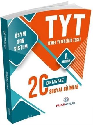 YKS-TYT Sosyal Bilimler 20 Deneme 1. Oturum