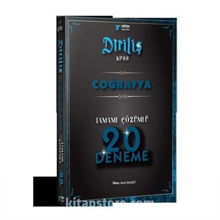 2018 KPSS Diriliş Coğrafya Tamamı Çözümlü 20 Deneme