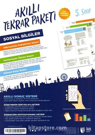 5. Sınıf Sosyal Bilgiler Akıllı Tekrar Paketi