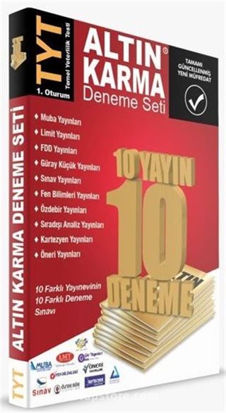 TYT Deneme Seti (10 Farklı Yayın 10 Farklı Deneme)