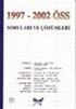 1997-2003 ÖSS Soruları ve Çözümleri