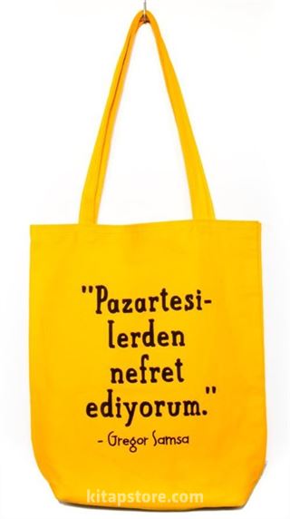 Bez Çanta Sarı Gabardin - Laforizma Serisi - Gregor Samsa (LFZ304)