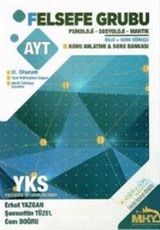 YKS 2. Oturum AYT Felsefe Grubu Bilgi Süreçli Konu Anlatımı Soru Bankası