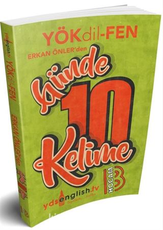 YÖKDİL Fen Günde 10 Kelime Cep Kitabı