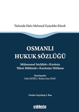 Osmanlı Hukuk Sözlüğü
