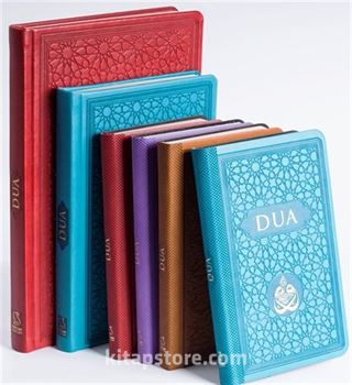 Dua (Evrad-ı Şerife) Orta Boy Arapça+Türkçe Mavi (Ciltli)