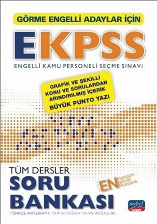 2018 Görme Engelliler için EKPSS Soru Bankası