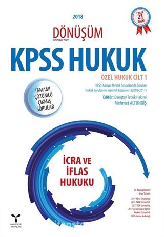 KPSS Hukuk Dönüşüm İcra ve İflas Hukuku