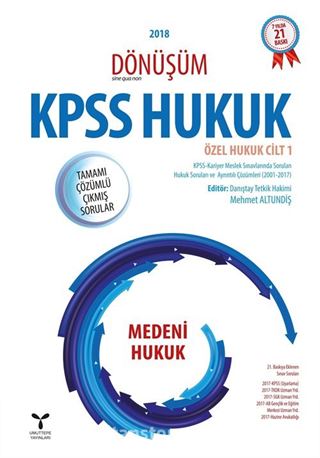 KPSS Hukuk Dönüşüm - Medeni Hukuk