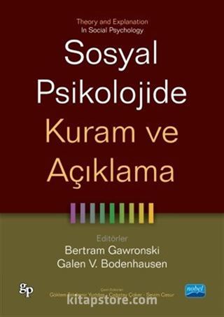 Sosyal Psikolojide Kuram ve Açıklama