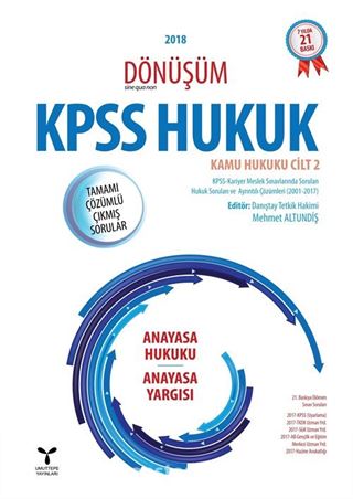 KPSS Hukuk - Dönüşüm Anayasa Hukuku - Anayasa Yargısı