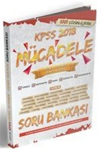 2018 KPSS Mücadele Soru Bankası Genel Yetenek Genel Kültür