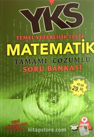 YKS TYT Matematik Tamamı Çözümlü Soru Bankası