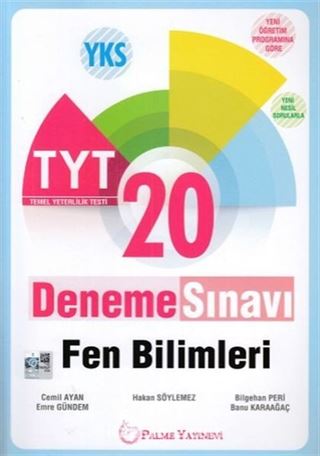 YKS-TYT Fen Bilimleri 20 Deneme Sınavı