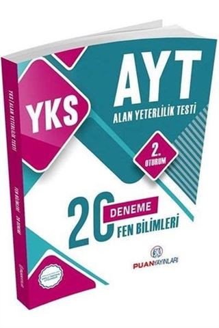 YKS 2. Oturum AYT Fen Bilimleri 20 Deneme