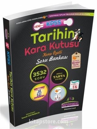 2018 KPSS Tarihin Kara Kutusu Konu Özetli Soru Bankası