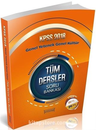2018 KPSS Genel Yetenek Genel Kültür Tüm Dersler Soru Bankası