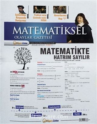 Tüm Sınavlar İçin Matematiksel Olaylar Matematik Gazetesi