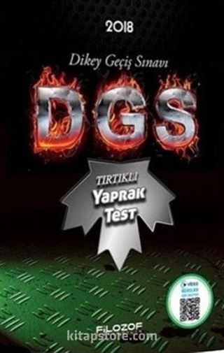 2018 DGS Tırtıklı Yaprak Test Video Destekli