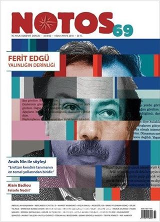 Notos Öykü İki Aylık Edebiyat Dergisi Nisan-Mayıs 2018 Sayı :69