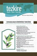 Tezkire Düşünce-Siyaset-Sosyal Bilim Dergisi Sayı:63 Ocak-Şubat-Mart 2018
