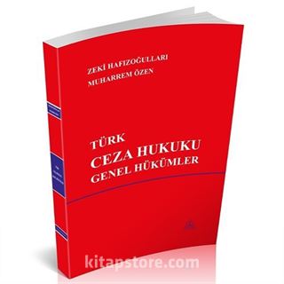 Türk Ceza Hukuku Genel Hükümler