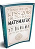 2018 KPSS Lise Önlisans Matematik Tamamı Çözümlü 27 Deneme