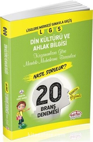 Liselere Geçiş Sınavı Mantık ve Muhakeme Soruları Nasıl Sorulur Tamamı Çözümlü Din Kültürü ve Ahlak Bilgisi 20 Branş Denemesi