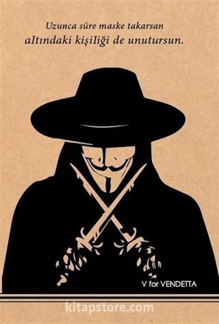 V For Vendetta - Kraft Defter