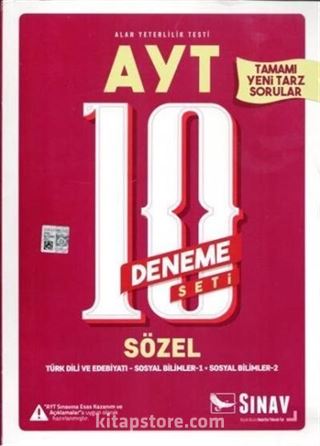 AYT Sözel 10 Deneme