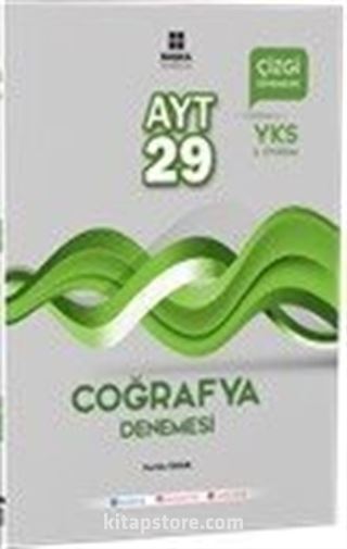 YKS-AYT 2. Oturum Coğrafya Çizgi 29 Denemesi