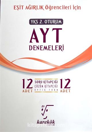 AYT 12 Eşit Eğırlık Deneme